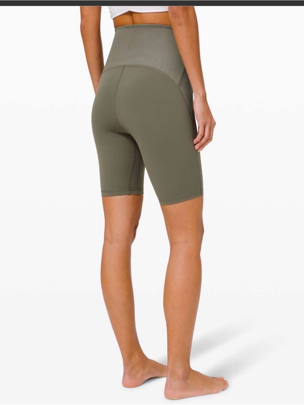 Lululemon Blissful Bend Super High-Rise Short 8"Army Green Size 10